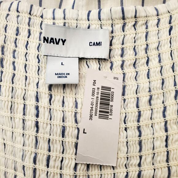 Old Navy White and Blue Striped Mini Dress - Picture 4 of 5